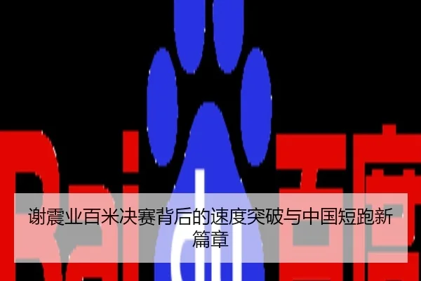 谢震业百米决赛背后的速度突破与中国短跑新篇章